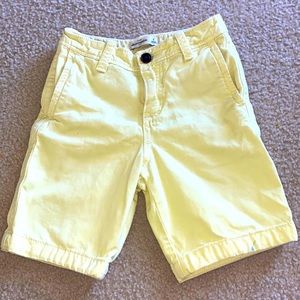 Abercrombie Kids, size 8, yellow shorts